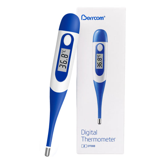 Berrcom Digital Thermometer for Adults and Kids, Digital Oral Thermometer DT-008