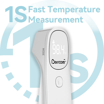 Berrcom Non Contact Infrared Thermometer Digital Forehead Thermometer for Adults and Kids 3 in 1 Temperature Thermometer JXB-311