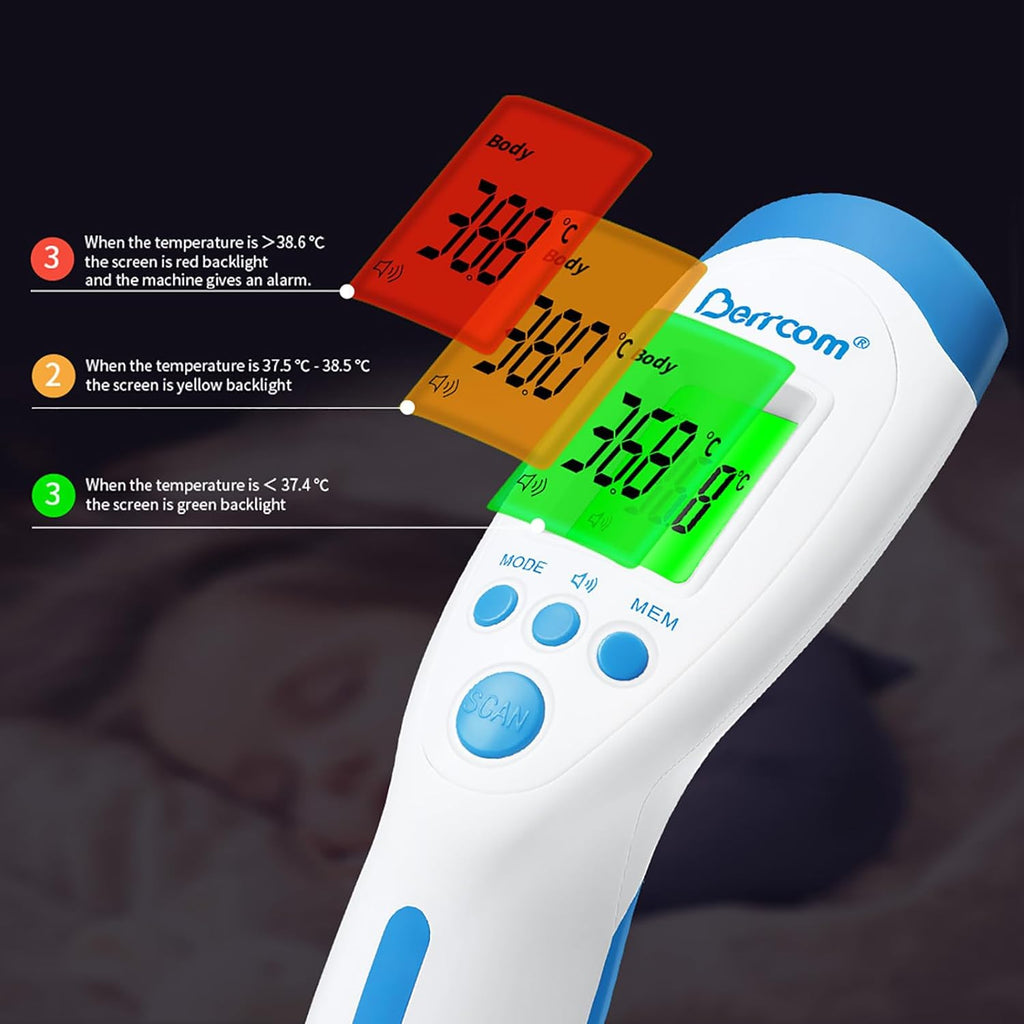 Non-contact Infrared Forehead Thermometer Forehead... – Grandado Non-contact Infrared Forehead Thermometer Forehead... – Grandado
