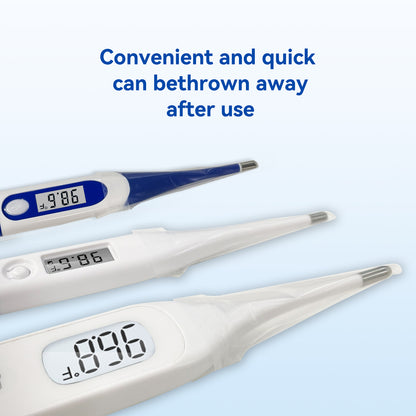 Berrcom Disposable Digital Thermometers Probe Covers Set of 100 Oral Rectal Thermometer Probe Cover Universal Thermometers Sleeves for Adult and Kids
